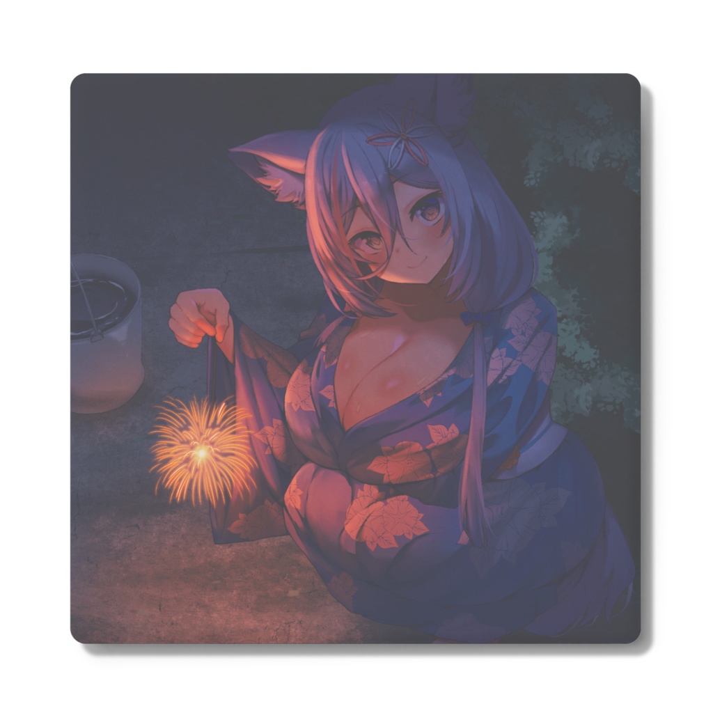 【常設】ろのみやさんのなつのはなびグッズ~コースターver~