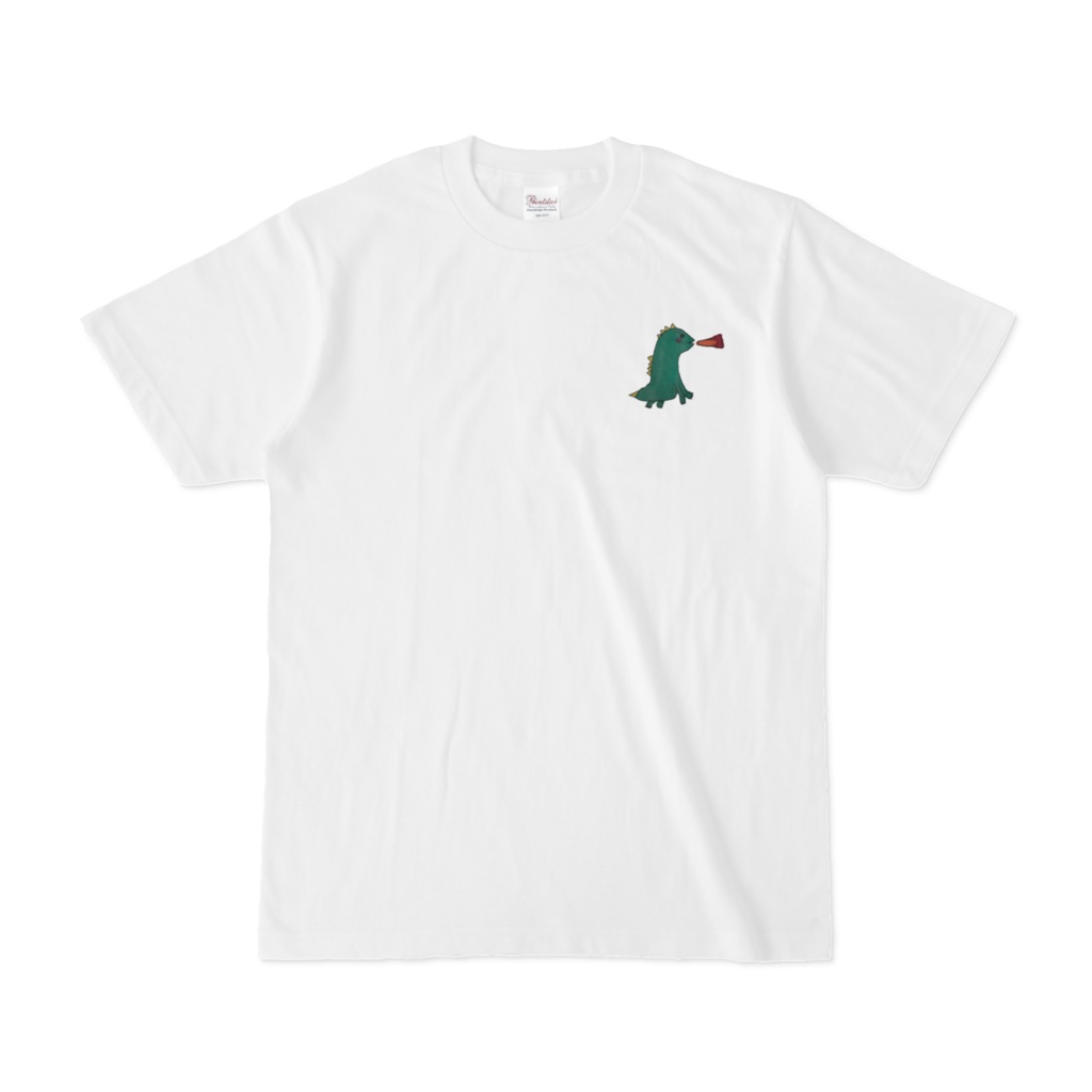 油絵風恐竜Tシャツ