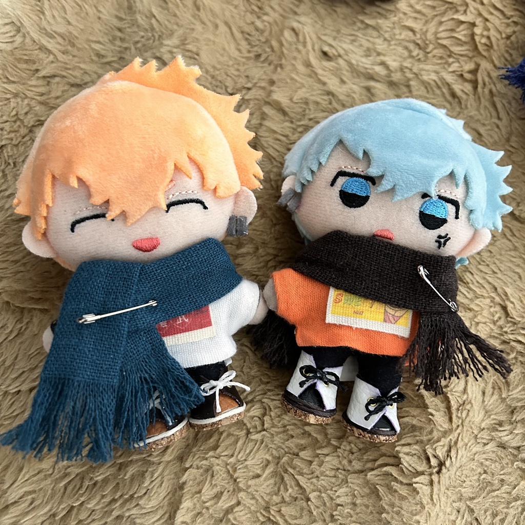 ピン付きシンプルマフラー