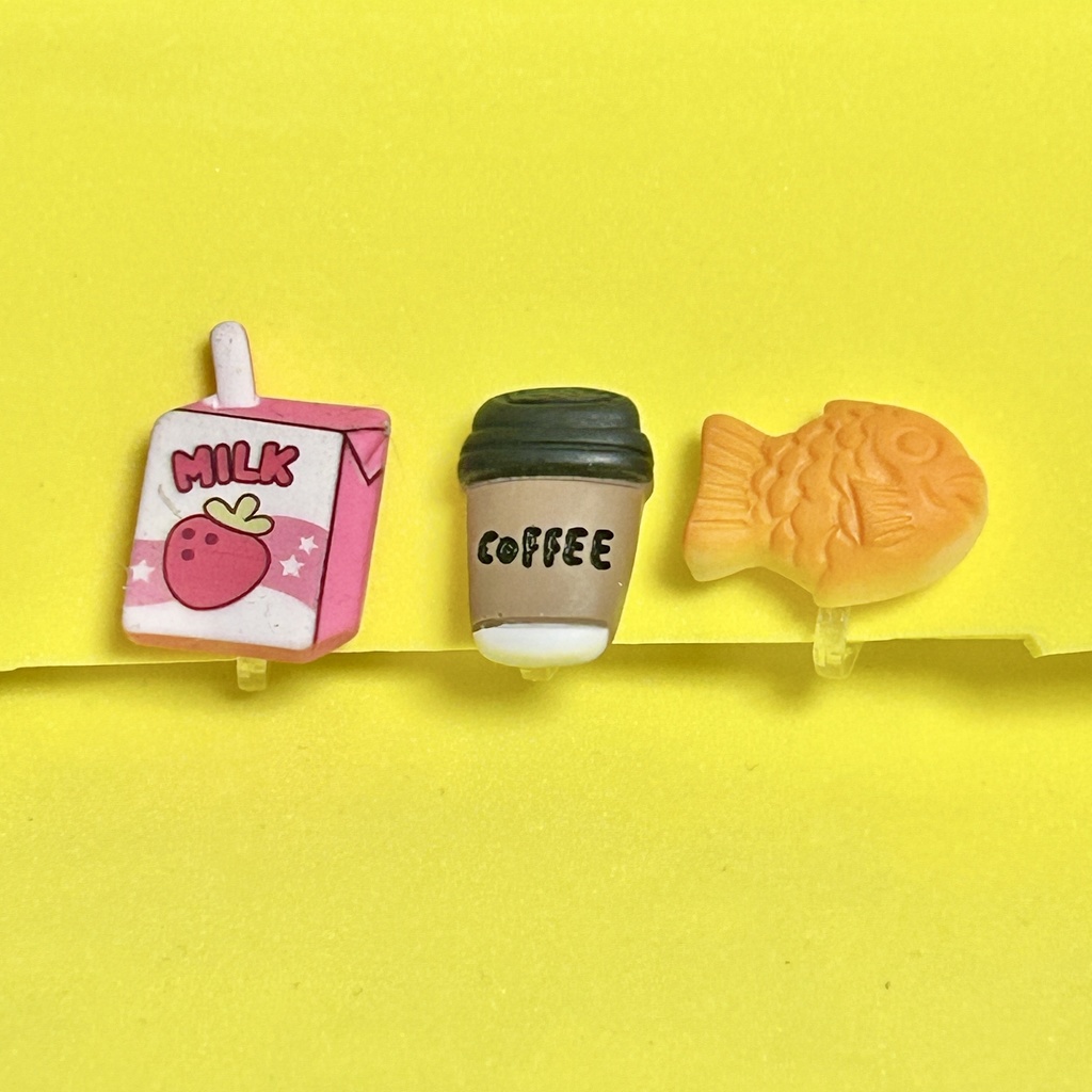 手に持てる「いちごミルク」「コーヒー」「たいやき」