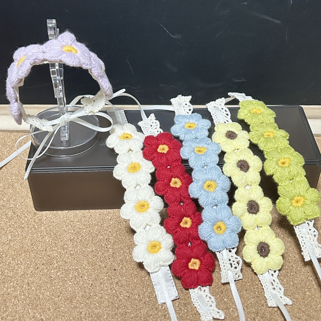 お花のヘッドドレス