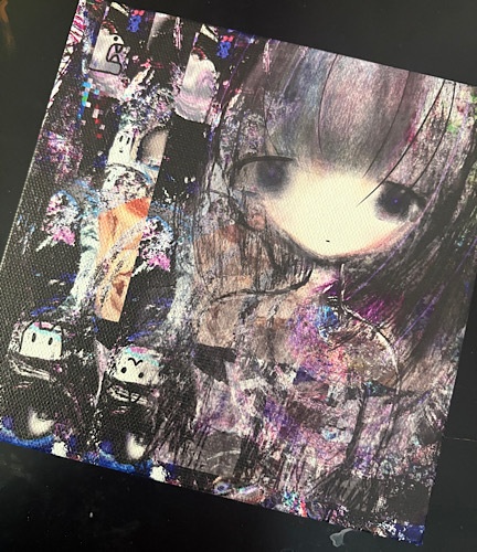 キャンバスプリント「宇宙なんでも屋さん星人」