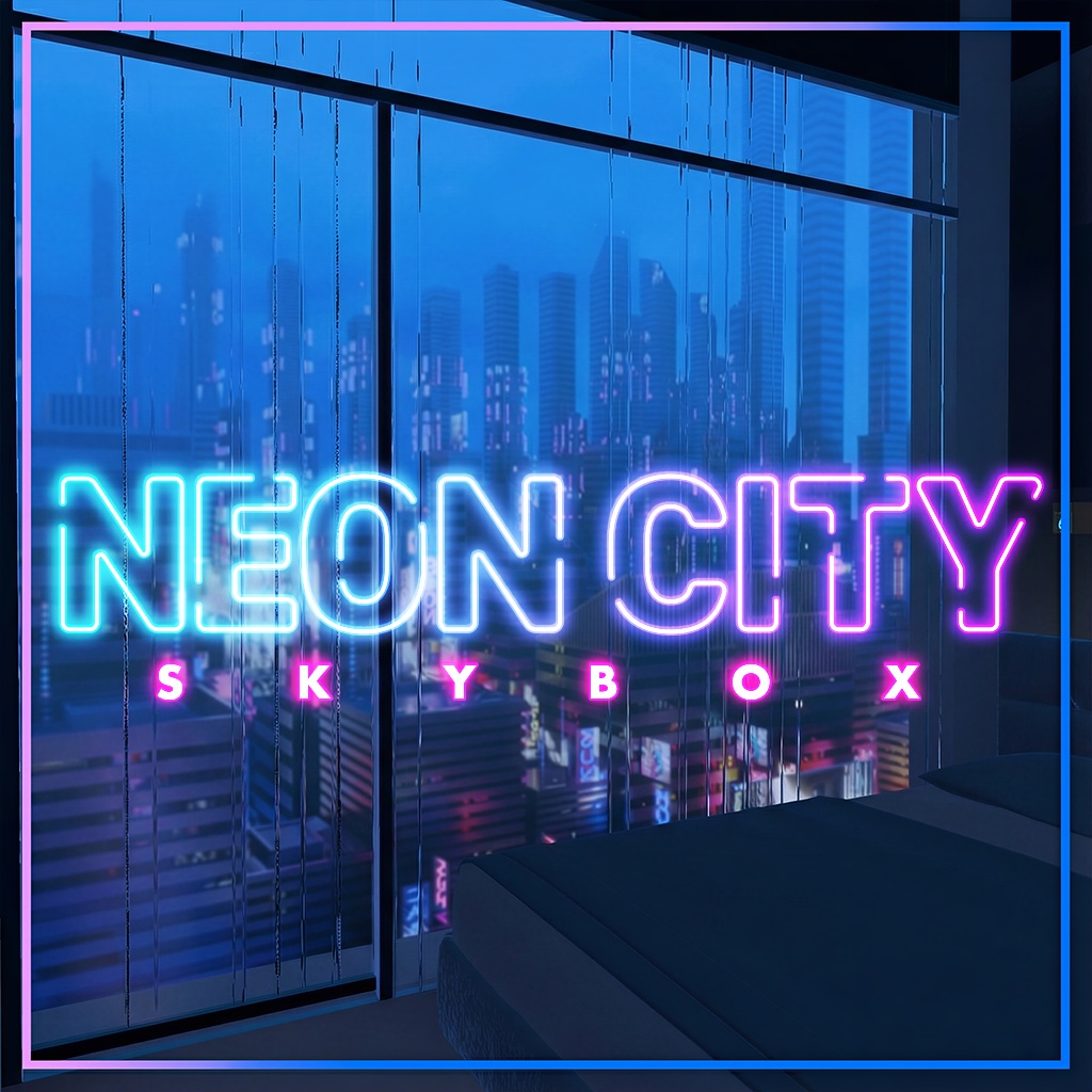 【Skybox】Neon city|ネオンシティスカイボックス