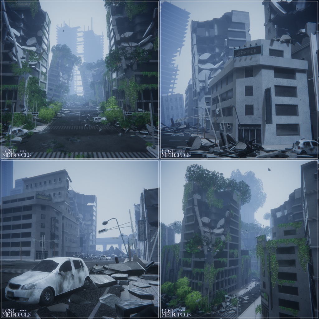 【3D環境】LostMetropolis |崩壊都市
