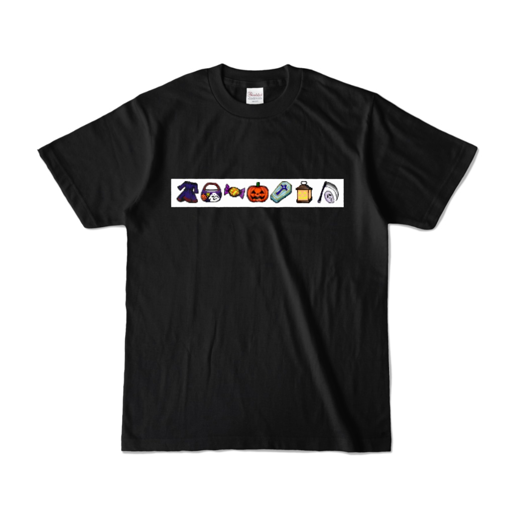 2Dゲーム風☆ハロウィンアイテム_Tシャツ