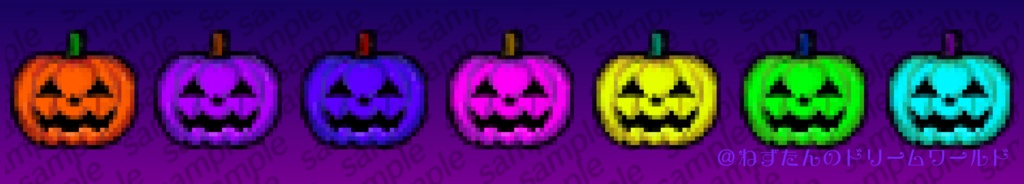 2Dゲーム風☆ハロウィンアイテム_マスキングテープ