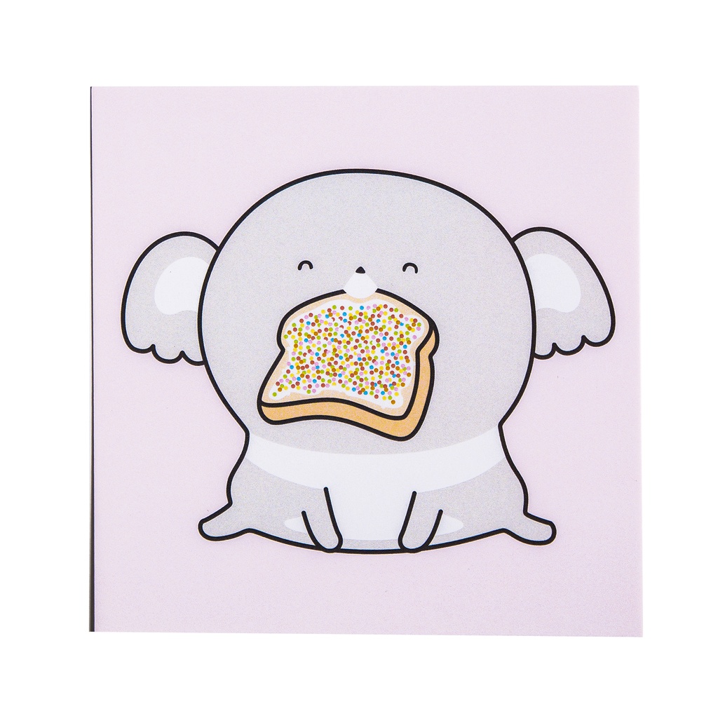 Fairy Bread Square Post Card フェアリーブレッドスクエアポストカード