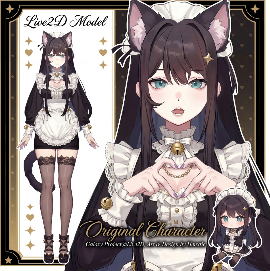 【Live2D Model】【VTS対応】 - Kiya Cat
