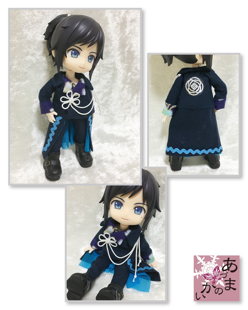 オビツ11サイズ 和柄ロングジャケット(大和守安定Ver.)