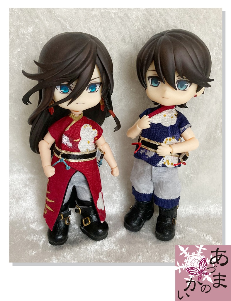 ねんどーる・オビツ11サイズ 羽織風創作服(土方組Ver.)