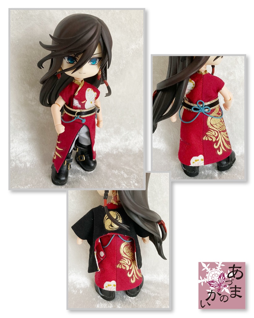 ねんどーる・オビツ11サイズ 羽織風創作服(土方組Ver.)