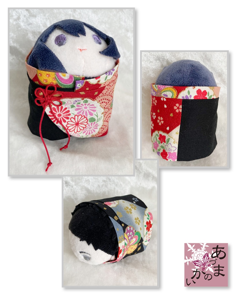 もちマスサイズ 和柄チャイナ(花)