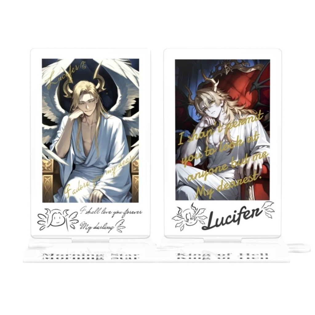 チェキ風アクリルスタンド【ルシフェル】