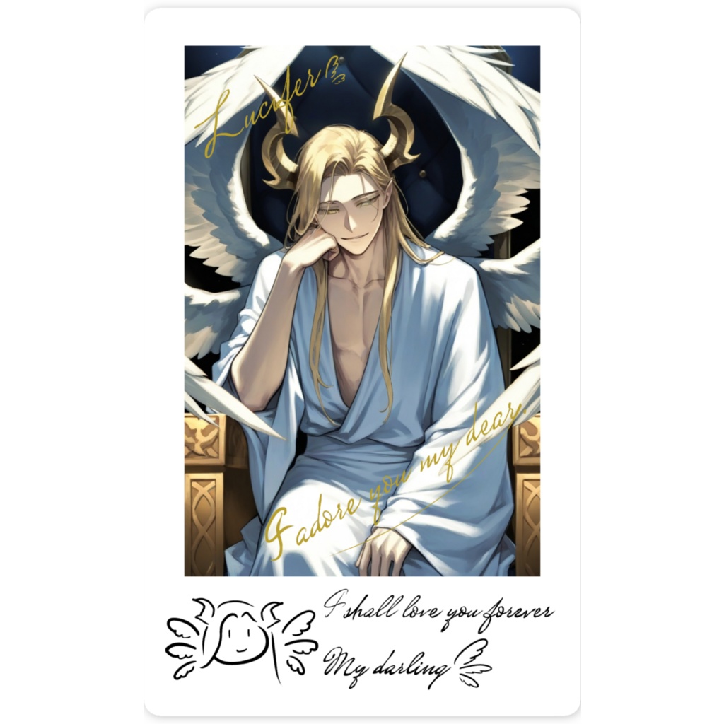 チェキ風スマホステッカー【ルシフェル】