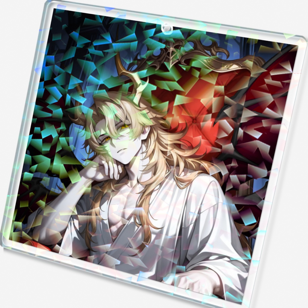 ホログラムアクリルキーホルダー【ルシファー】