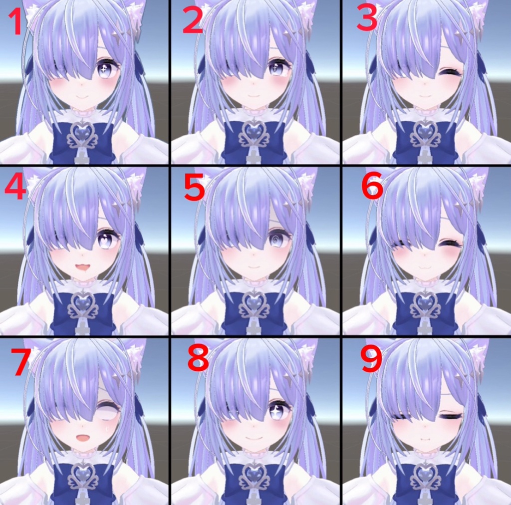 Free 表情アニメーション[ciel]