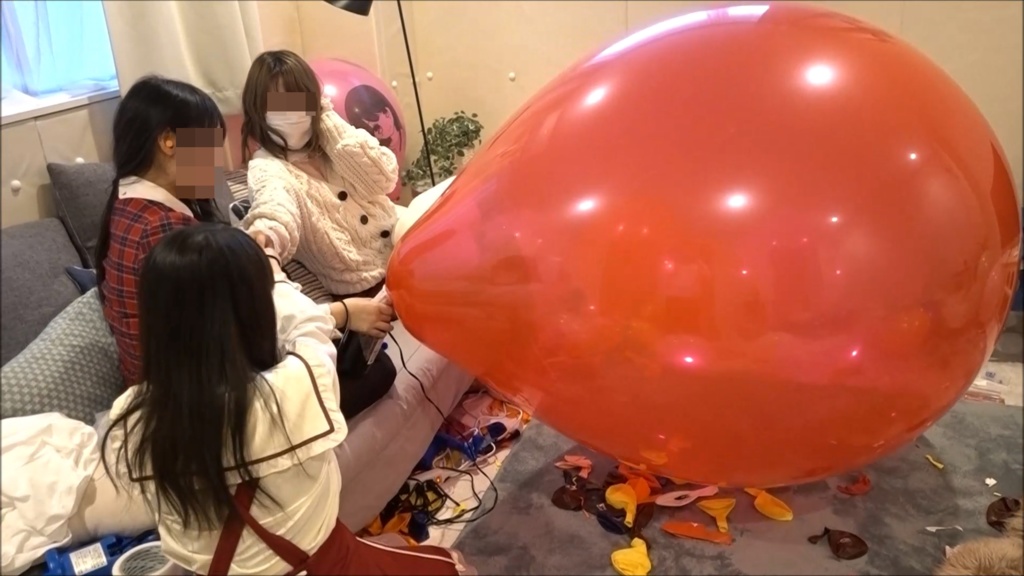 『3人で風船ゲーム♪5作品』※再アップ作品