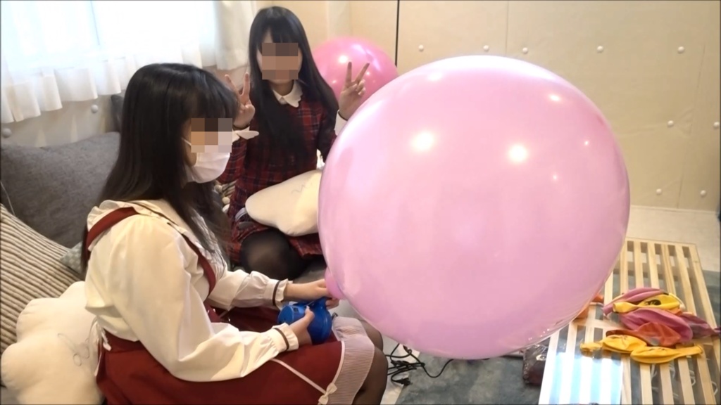 『3人で風船ゲーム♪5作品』※再アップ作品