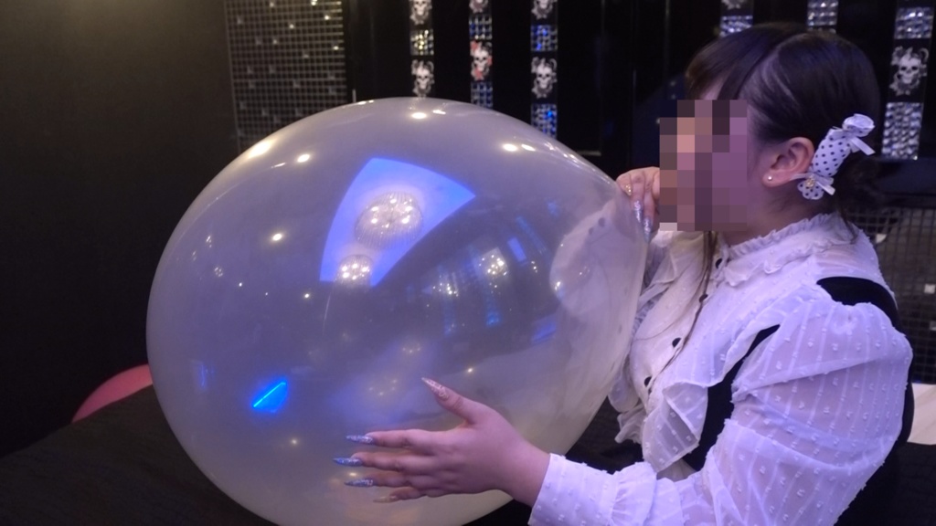 【リニューアル記念作品】『吐息の見えるクリア24インチ口膨らまし(ノンポップ)』