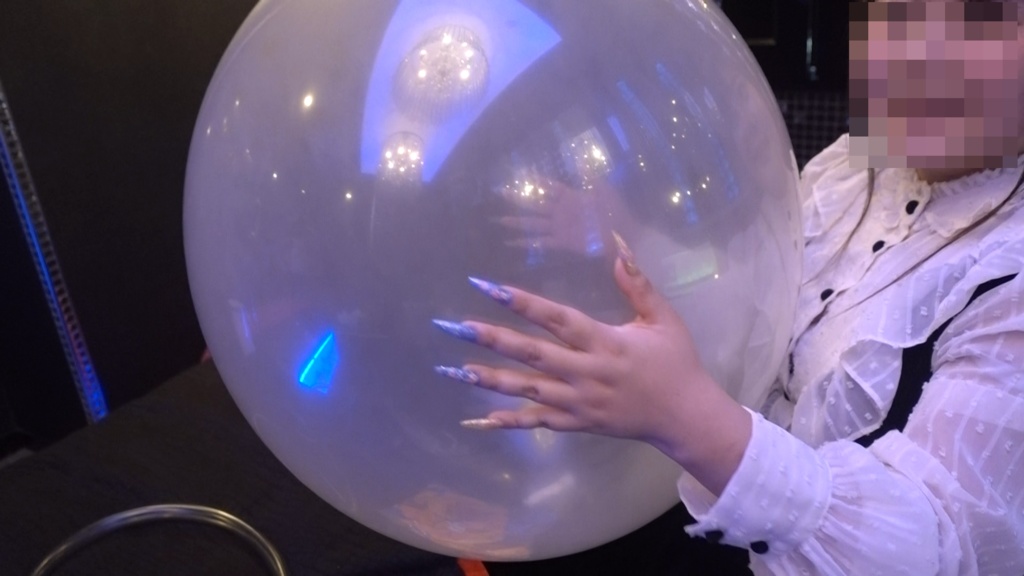 【リニューアル記念作品】『吐息の見えるクリア24インチ口膨らまし(ノンポップ)』