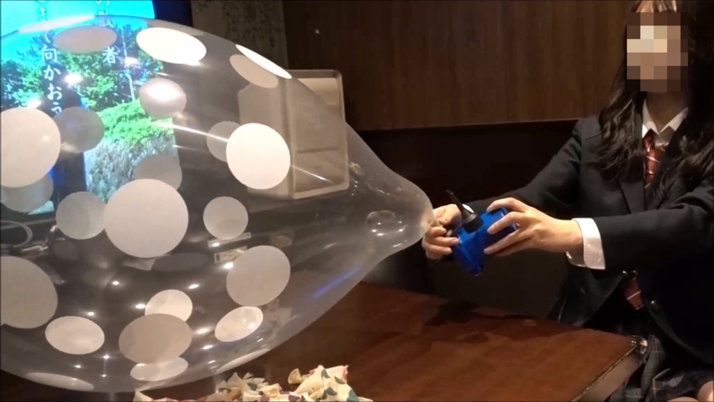 【ふうせんのねこ】『ポッパーガールSちゃんの風船あそび』