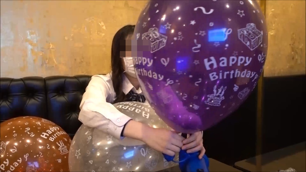 【ふうせんのねこ】『Sちゃんの風船遊び(永久保存版)』