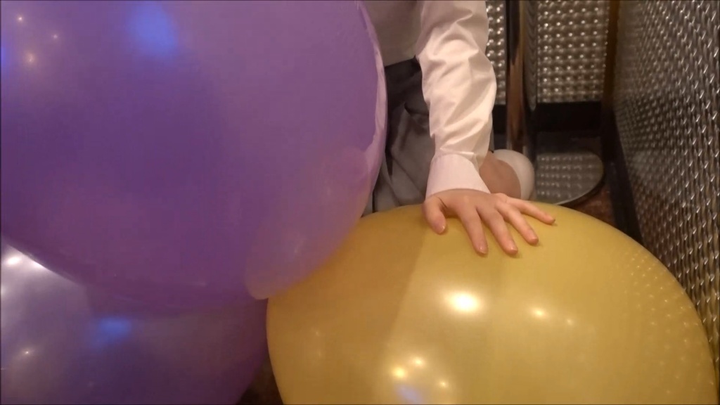 【ふうせんのねこ】『Sちゃんの風船遊び(永久保存版)』