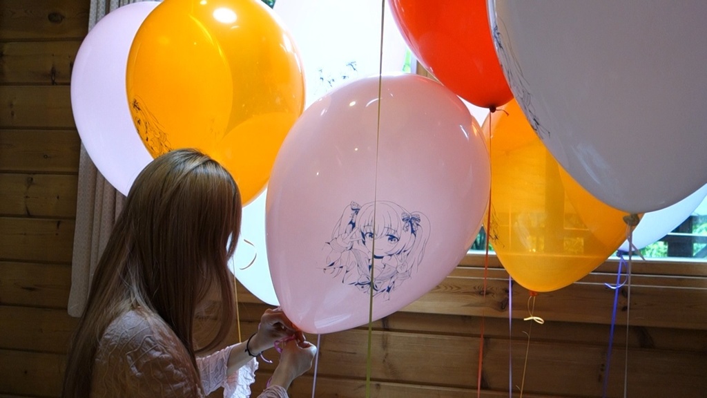 【風船ロケ撮影①】『のんたんさんのヘリウム風船あそび(ノンポップ)』