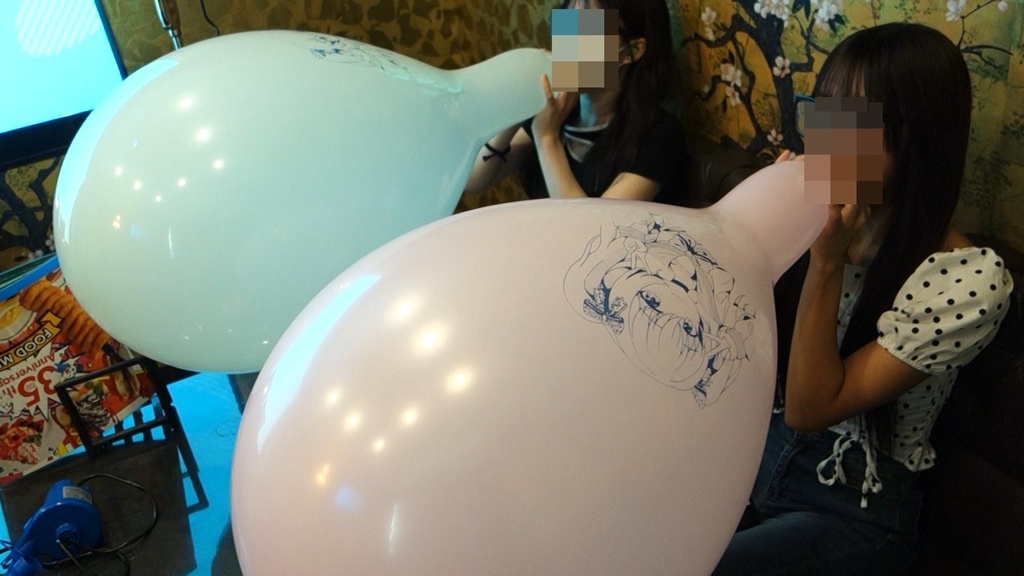 『ついに実現！Sちゃんとのんたんさんのコラボ風船遊び♪』