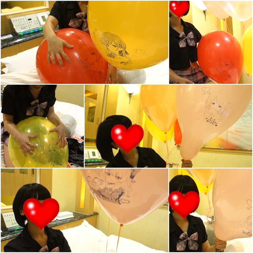 『えりちゃんのじらし風船割り＆ヘリウム風船お片付けPOP』２１分１１秒