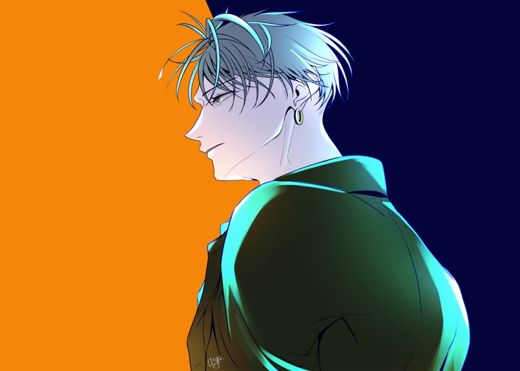 才虎芽斗吏　ポストカード　🧡