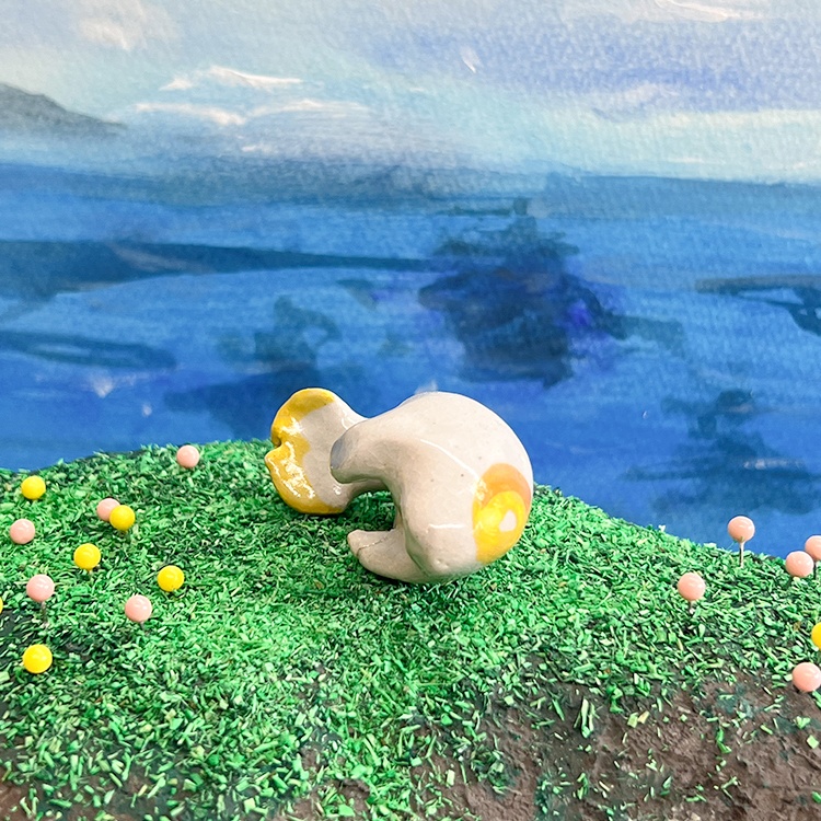 陶製マナティ15