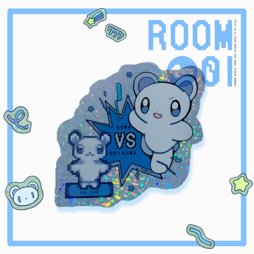 ホログラムステッカー---ROOM01