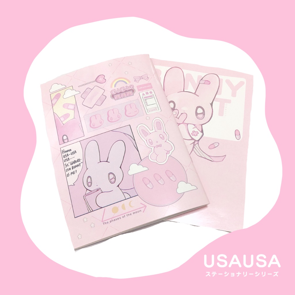 ノート＋ペンセット---USAUSAステーショナリーシリーズ