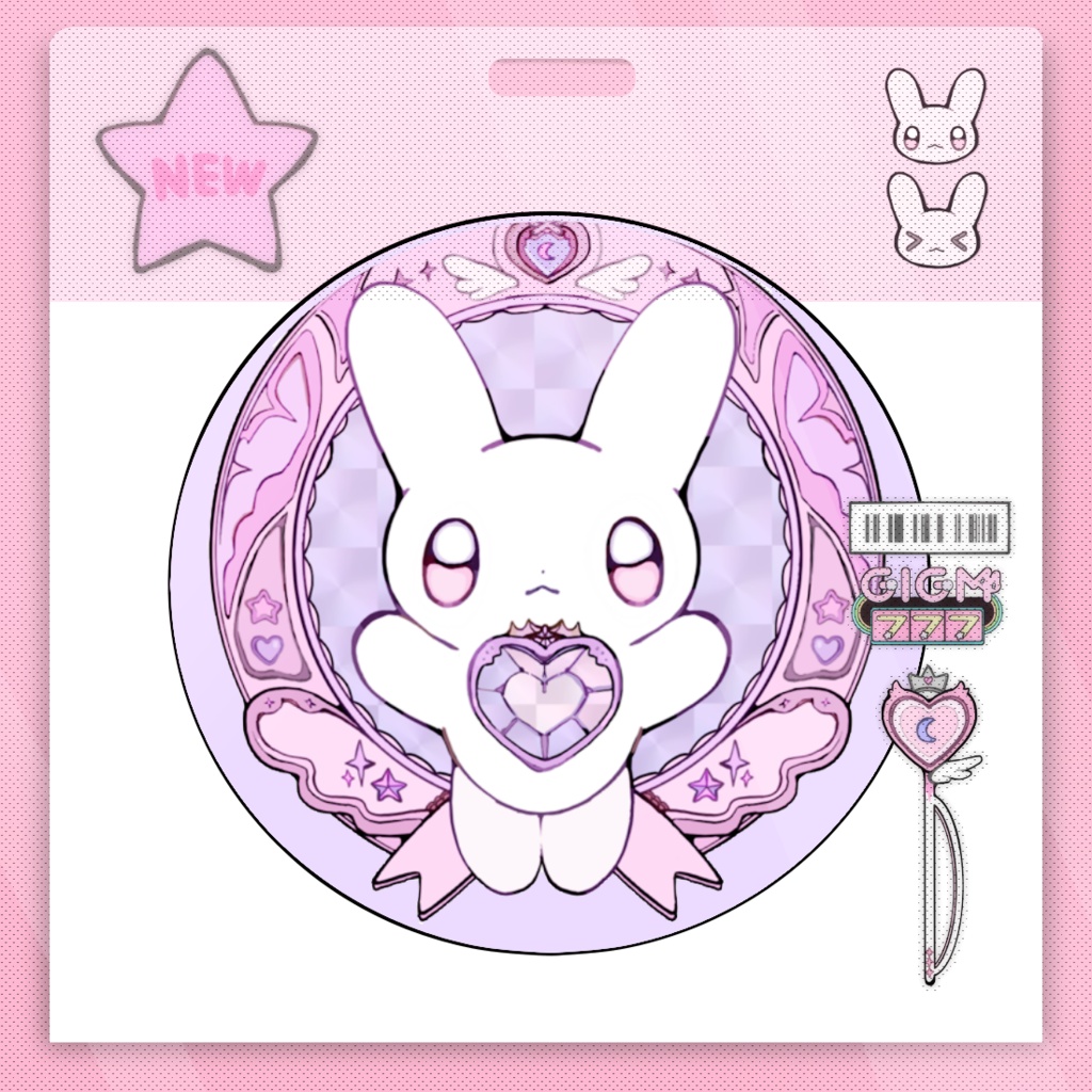 57mmホログラム缶バッジ