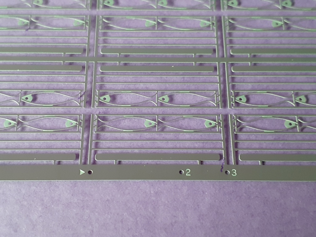 1:150 スケールのガードレールフェンス GR016