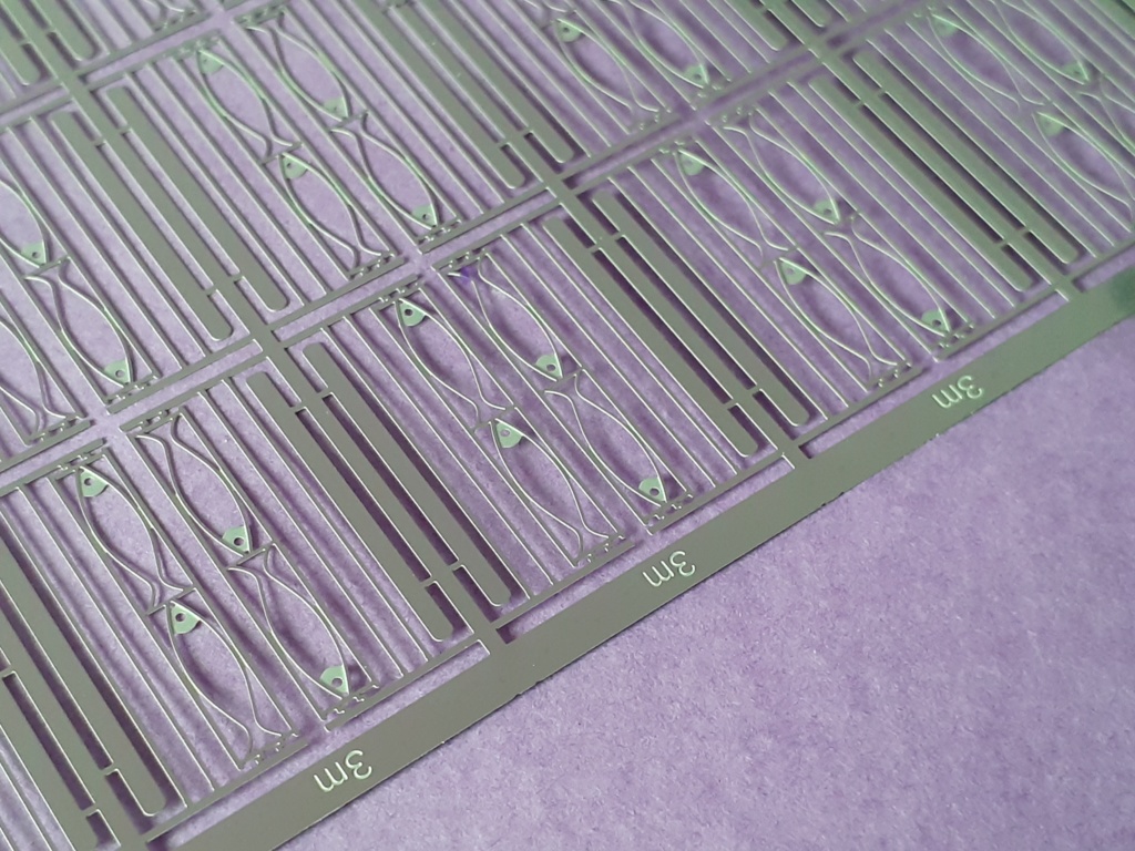 1:150 スケールのガードレールフェンス GR015