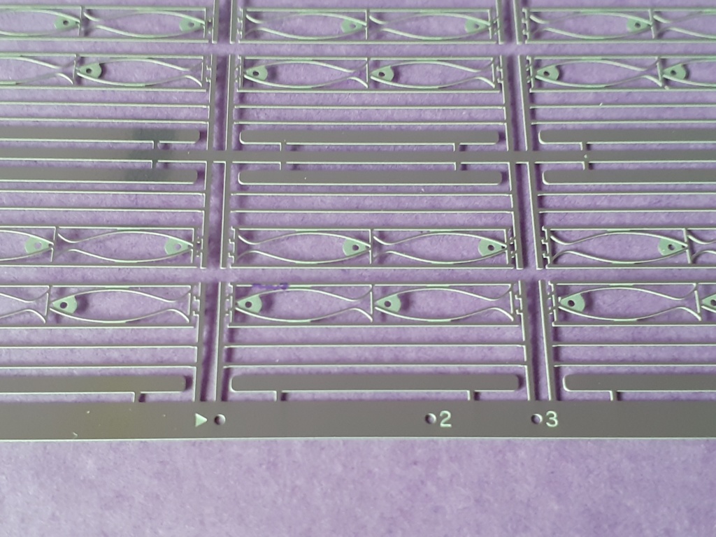 1:150 スケールのガードレールフェンス GR015