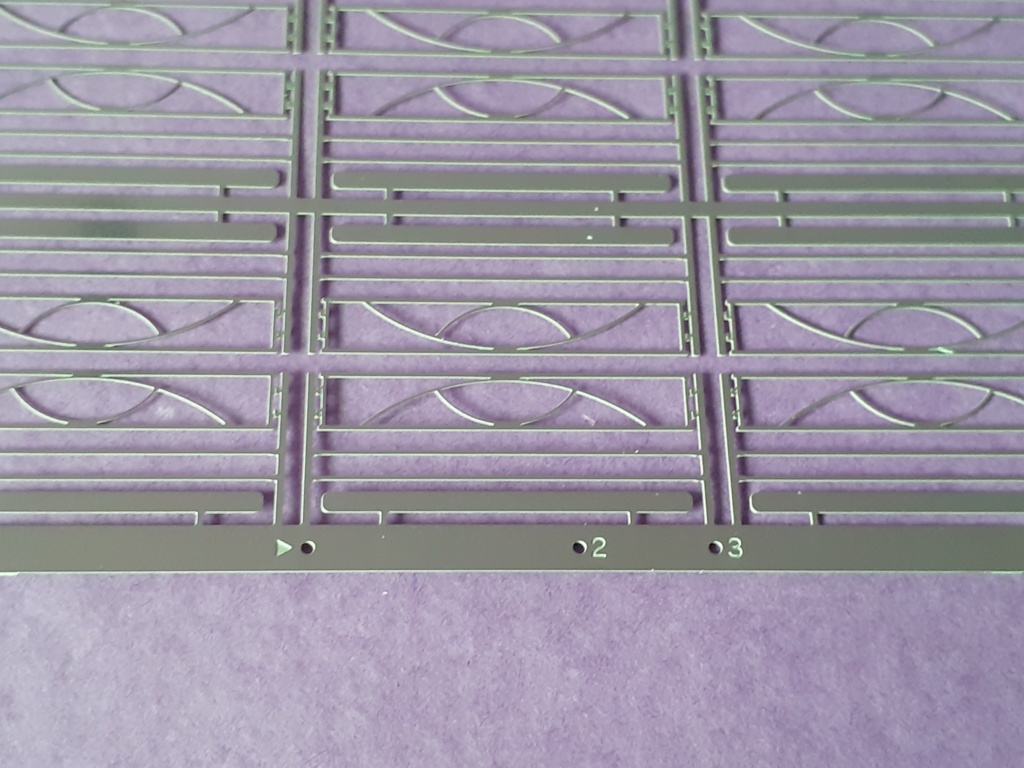 1:150 スケールのガードレールフェンス GR013