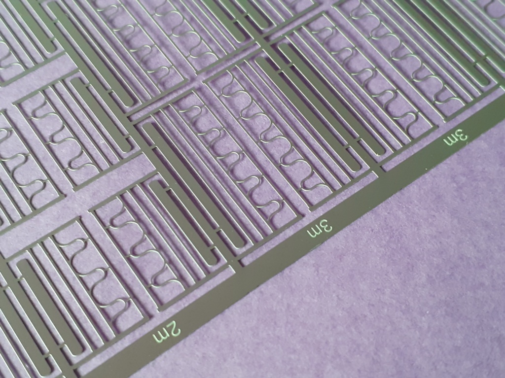 1:150 スケールのガードレールフェンス GR012
