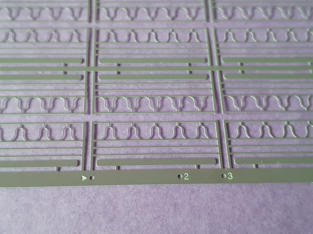 1:150 スケールのガードレールフェンス GR012