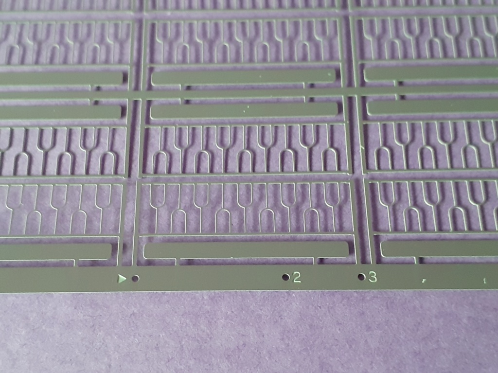 1:150 スケールのガードレールフェンス GR009