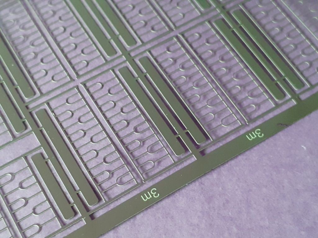 1:150 スケールのガードレールフェンス GR009