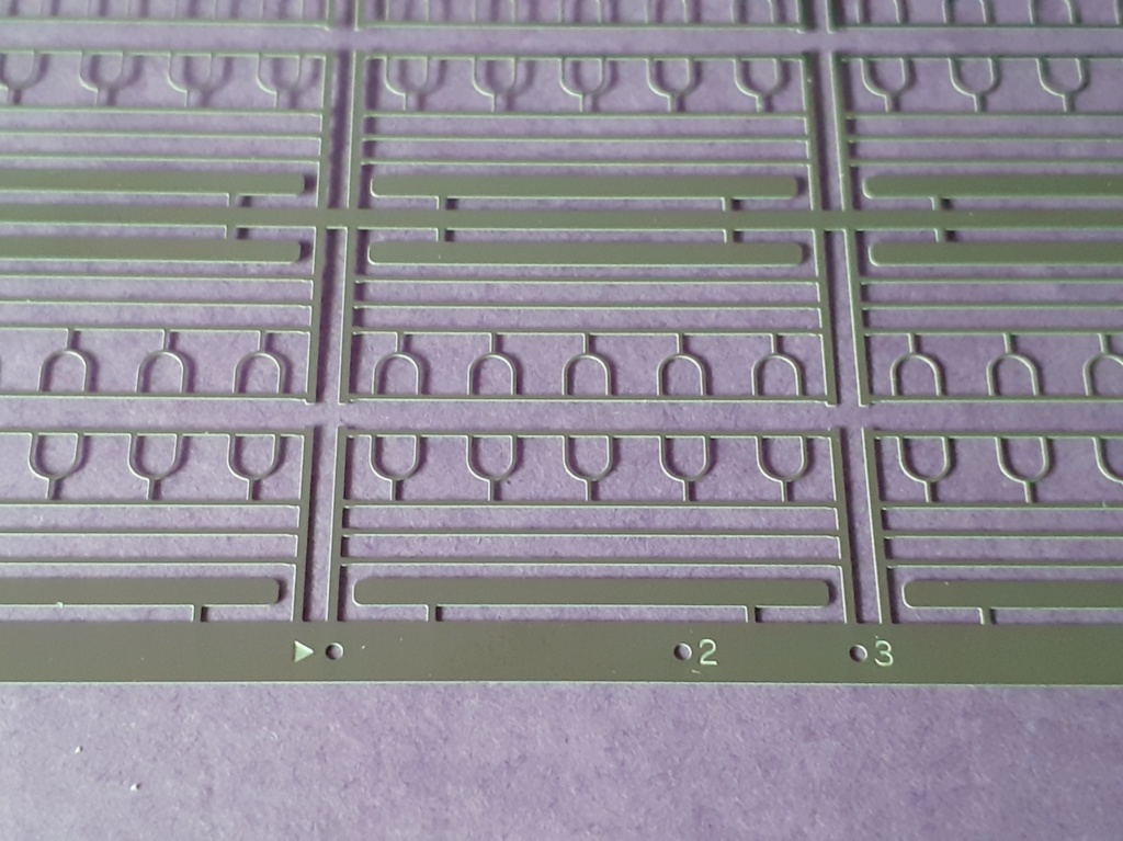 1:150 スケールのガードレールフェンス GR011