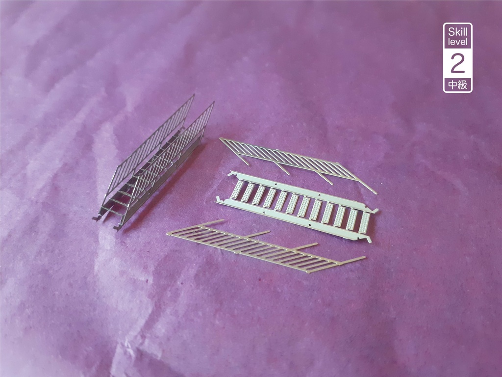1:150スケールの非常階段 Fire Escape