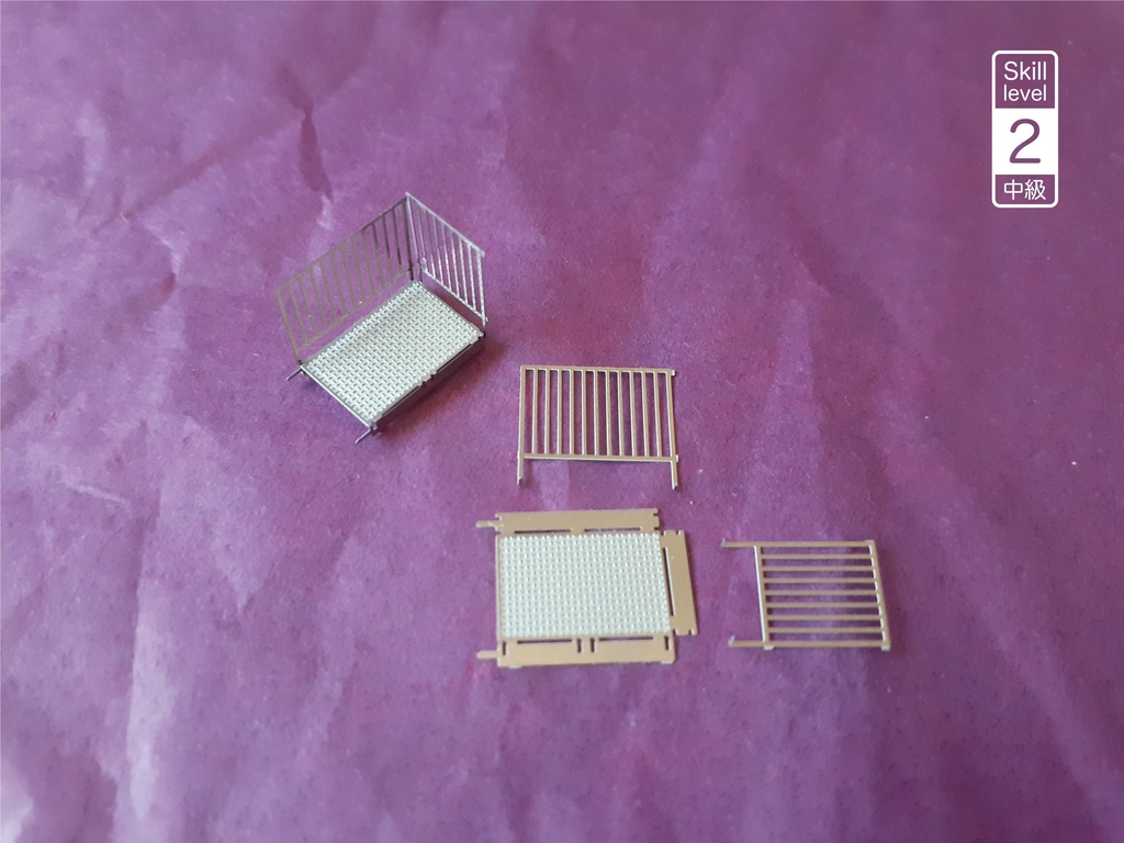 1:150スケールの非常階段 Fire Escape