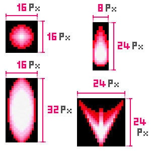 STGドット絵敵弾セット