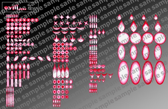 STGドット絵敵弾セット