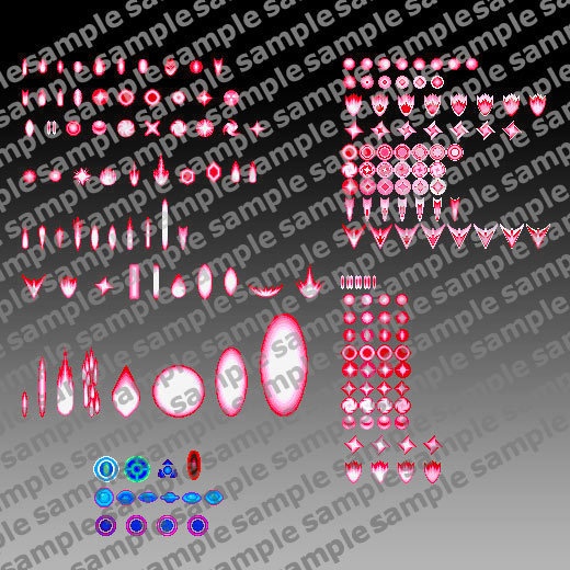 STGドット絵敵弾セット