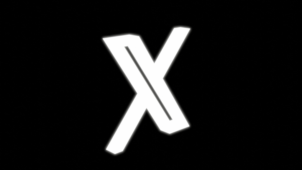 『X』3Dモデル【無料】